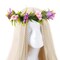 Hawaiian Flower Crown Headband - Purple Hawaii Orchid Floral Headpiece